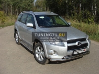 Защита передняя нижняя 60,3/42,4 мм Toyota RAV4 2010 (длинная база)